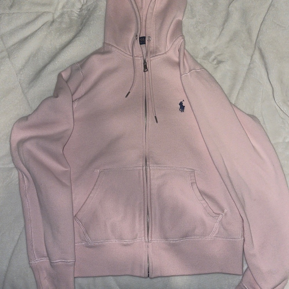 Light pink Polo Ralph Lauren zip up